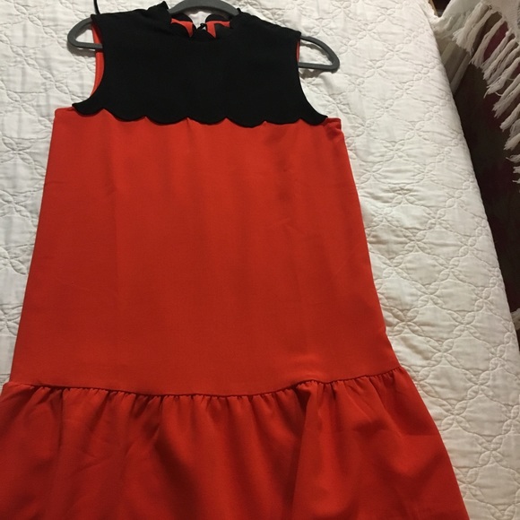 Orange and black dress - Picture 1 of 5